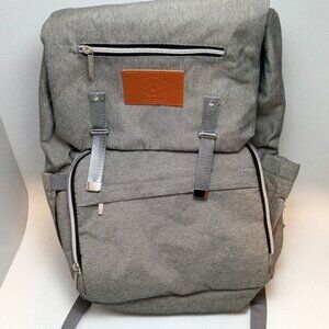 KeaBabies Diaper Bag, Backpack, Gray, Missing Changing Pad